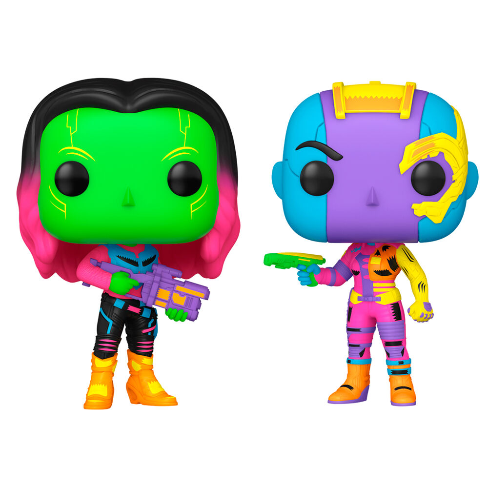 Blister 2 figuras POP Marvel Guardianes de la Galaxia Gamora Nebula