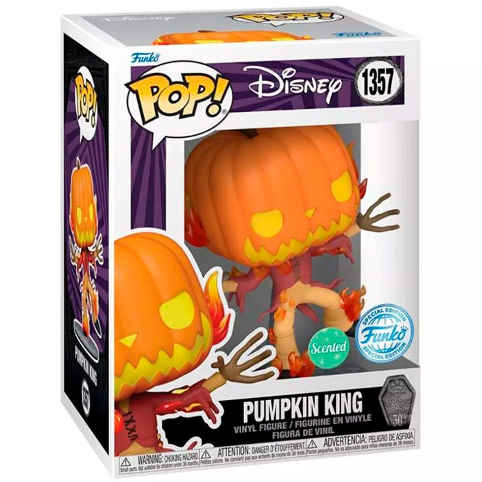 Pesadilla antes de Navidad POP Disney Vinyl Figura Pumpkin King SC 9cm Frikytopia