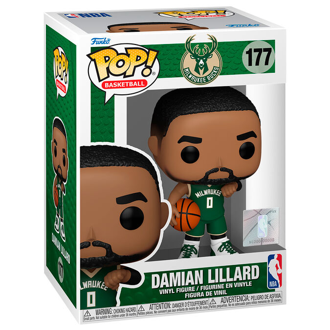Figura POP NBA Milwukee Buck Damian Lillard Frikytopia