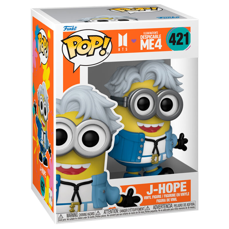 Minions x BTS POP Rocks Vinyl Figura J-Hope 9cm