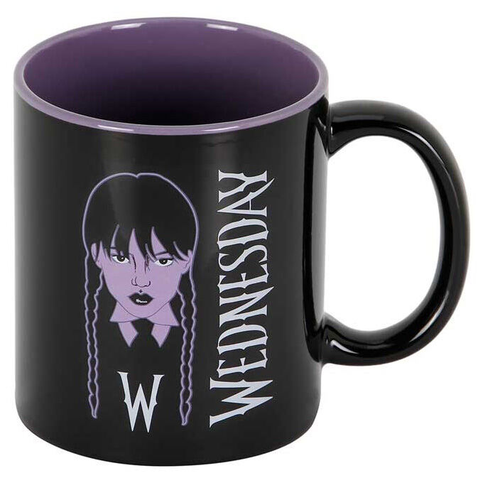 Taza karactermania miercoles addams