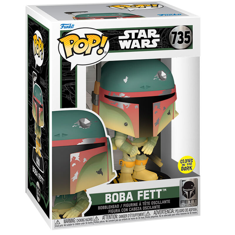 Star Wars: Fett Legacy POP! Vinyl Figura Boba Fett(GW) 9 cm
