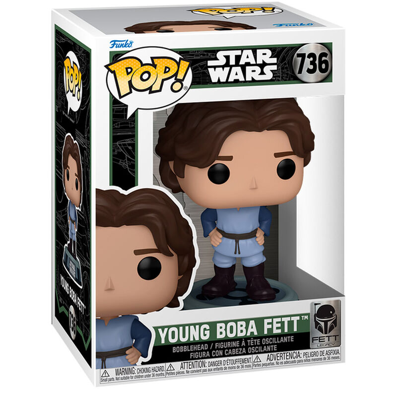 Star Wars: Fett Legacy POP! Vinyl Figura Boba Fett(Young) 9 cm