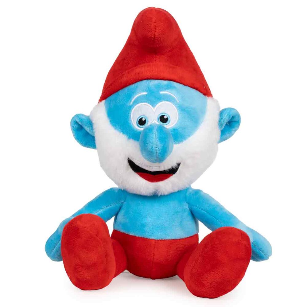 Peluche Papa Pitufo Los Pitufos 26cm Frikytopia