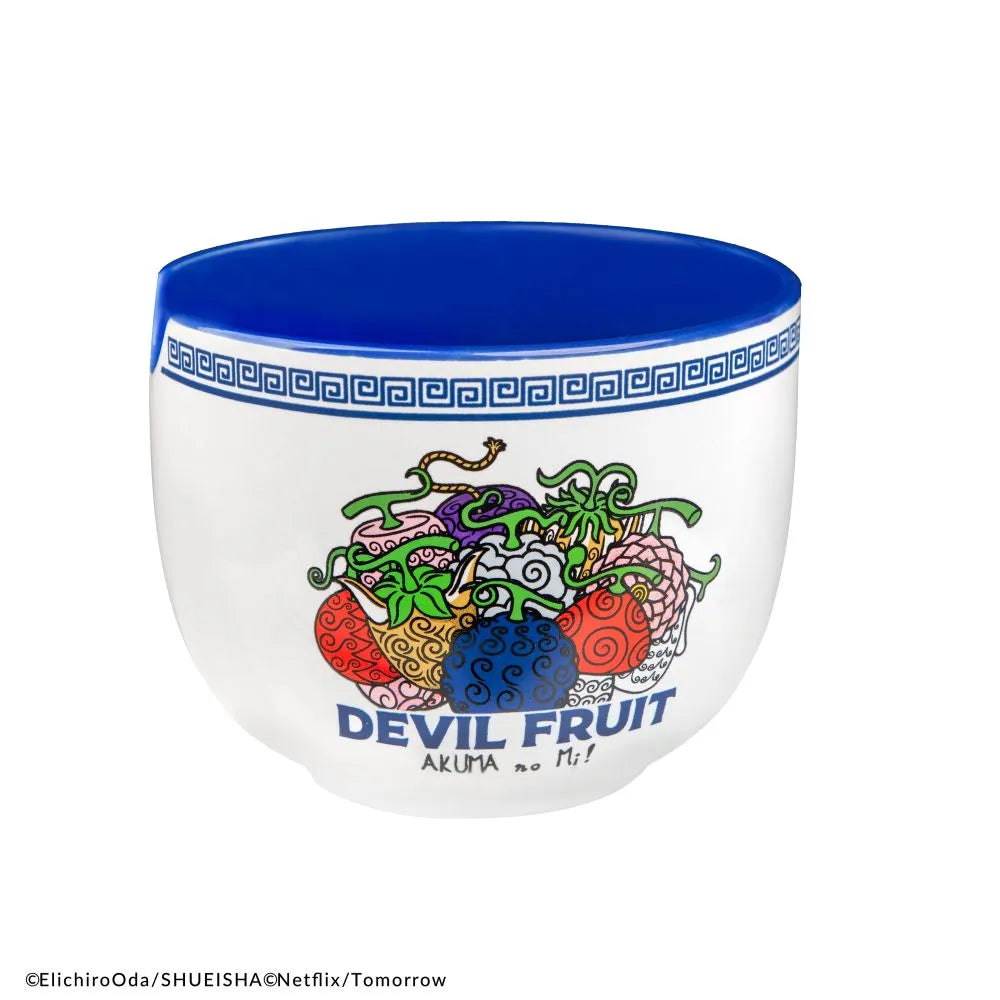 ONE PIECE DEVIL FRUITS RAMEN BOWL WITH CHOPSTICKS
