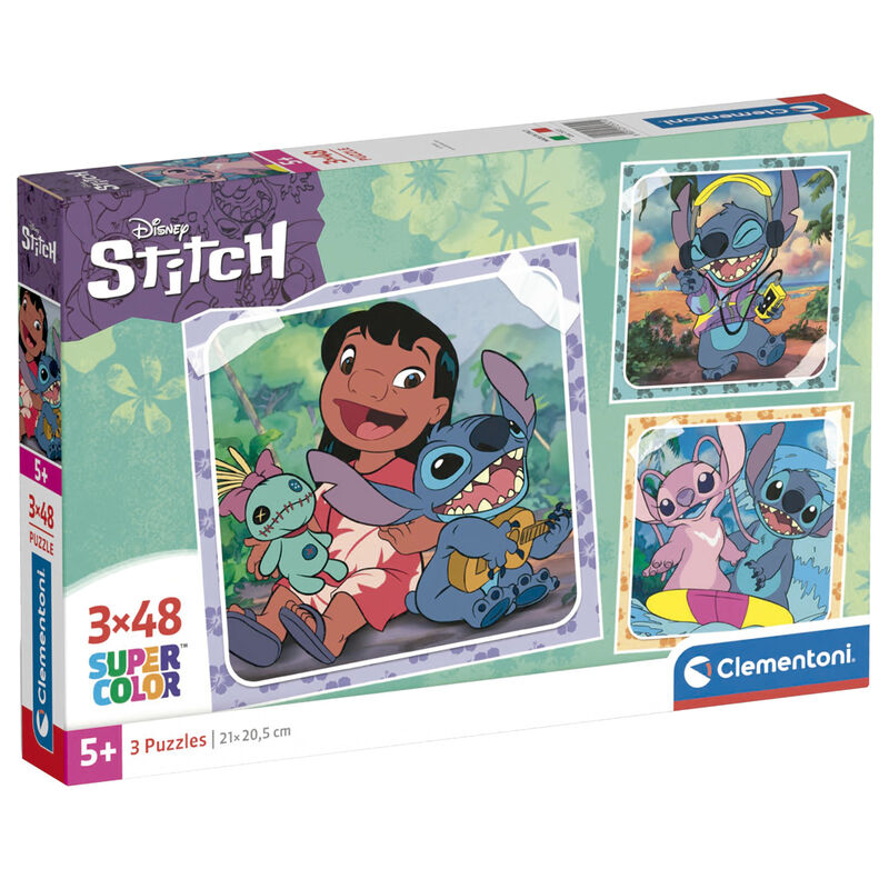 Puzzle Stitch Disney 3x48pzs Frikytopia