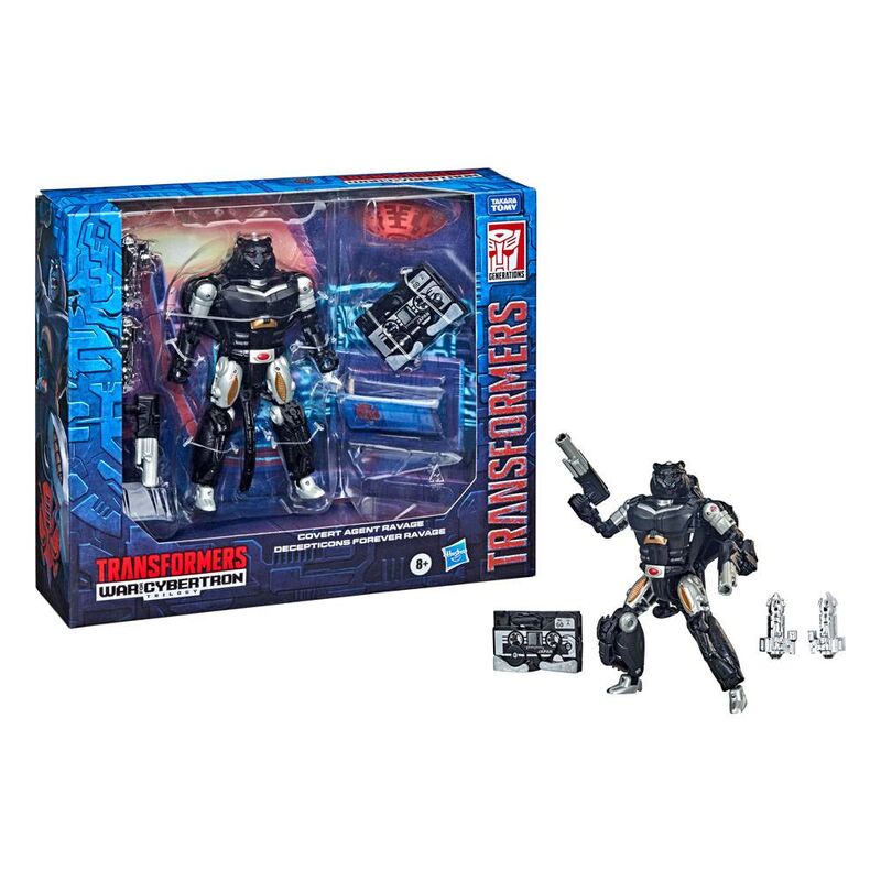 Blister figura Covert Agent Ravage Decepticon Forever Ravage War