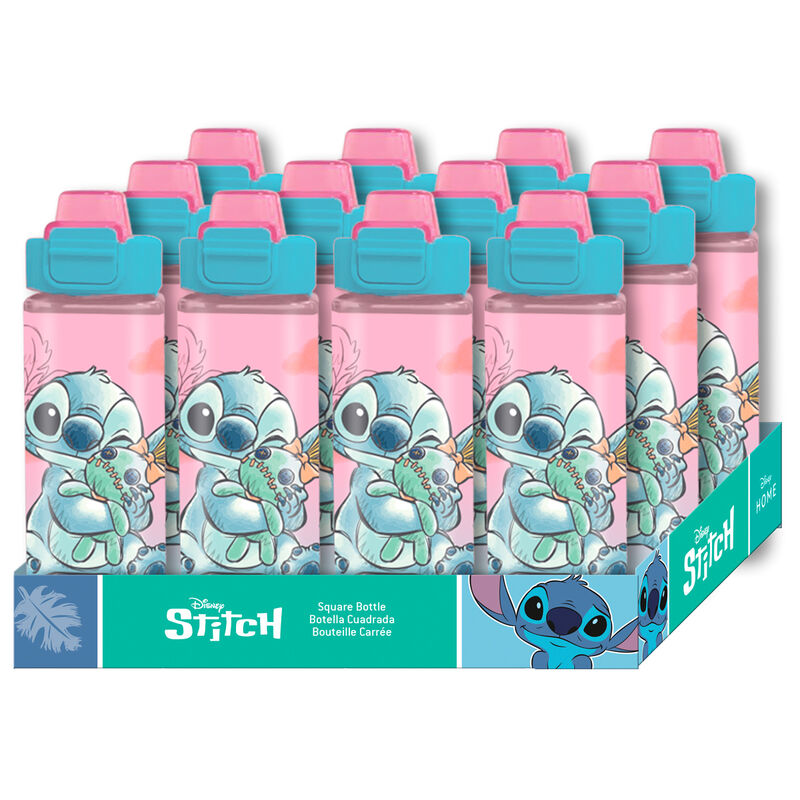 Cantimplora cuadrada Stitch Disney 500ml
