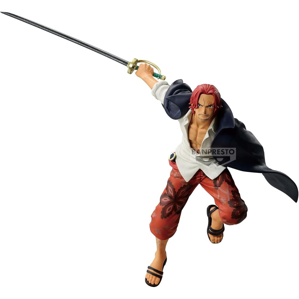 Figura banpresto one piece battle record collection shanks Frikytopia