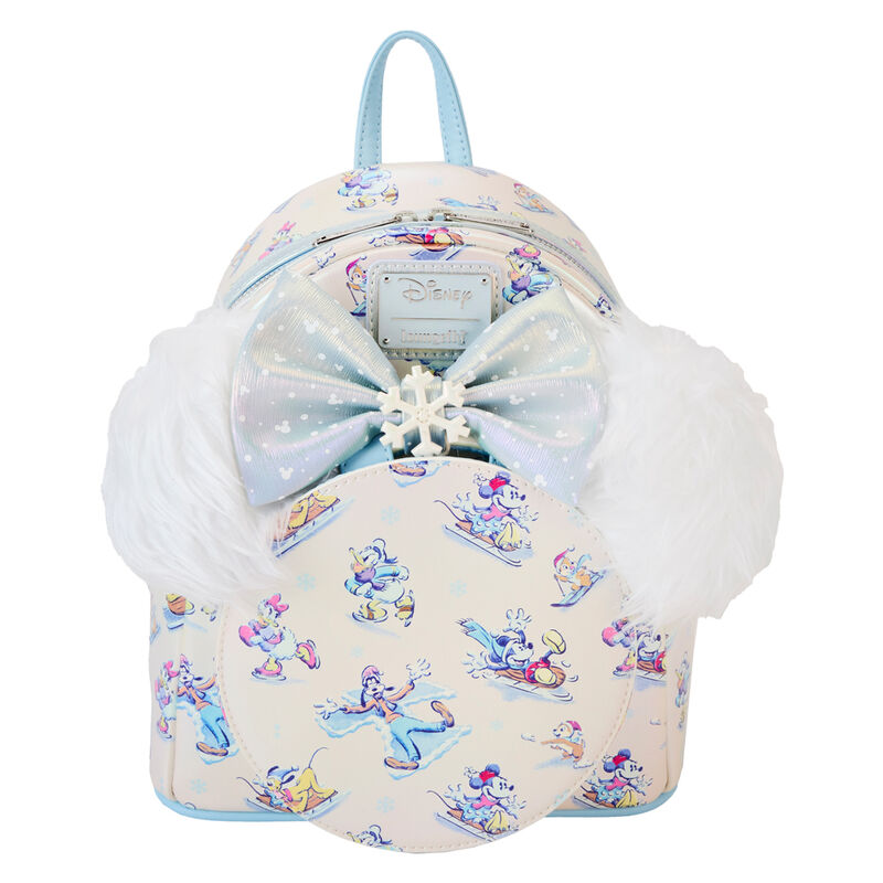 Set Mochila Diadema orejas Winter Wonderland Mickey and Friends Disney Loungefly