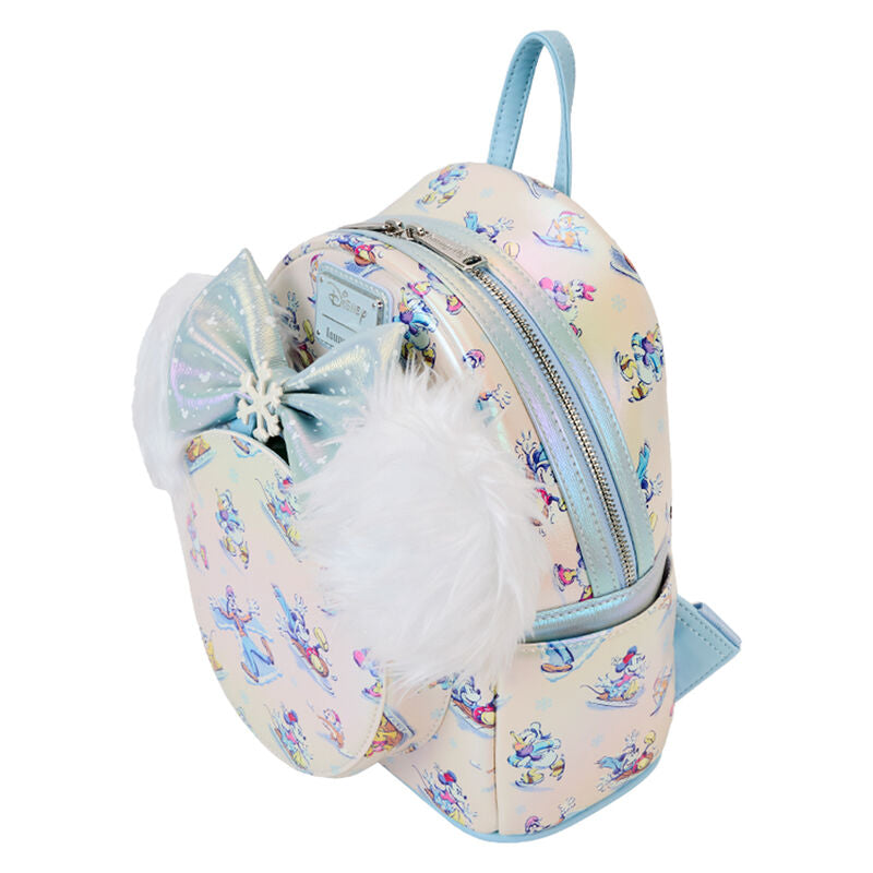Set Mochila Diadema orejas Winter Wonderland Mickey and Friends Disney Loungefly