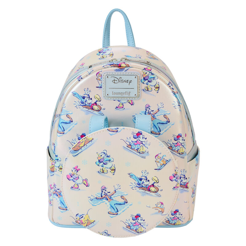 Set Mochila Diadema orejas Winter Wonderland Mickey and Friends Disney Loungefly