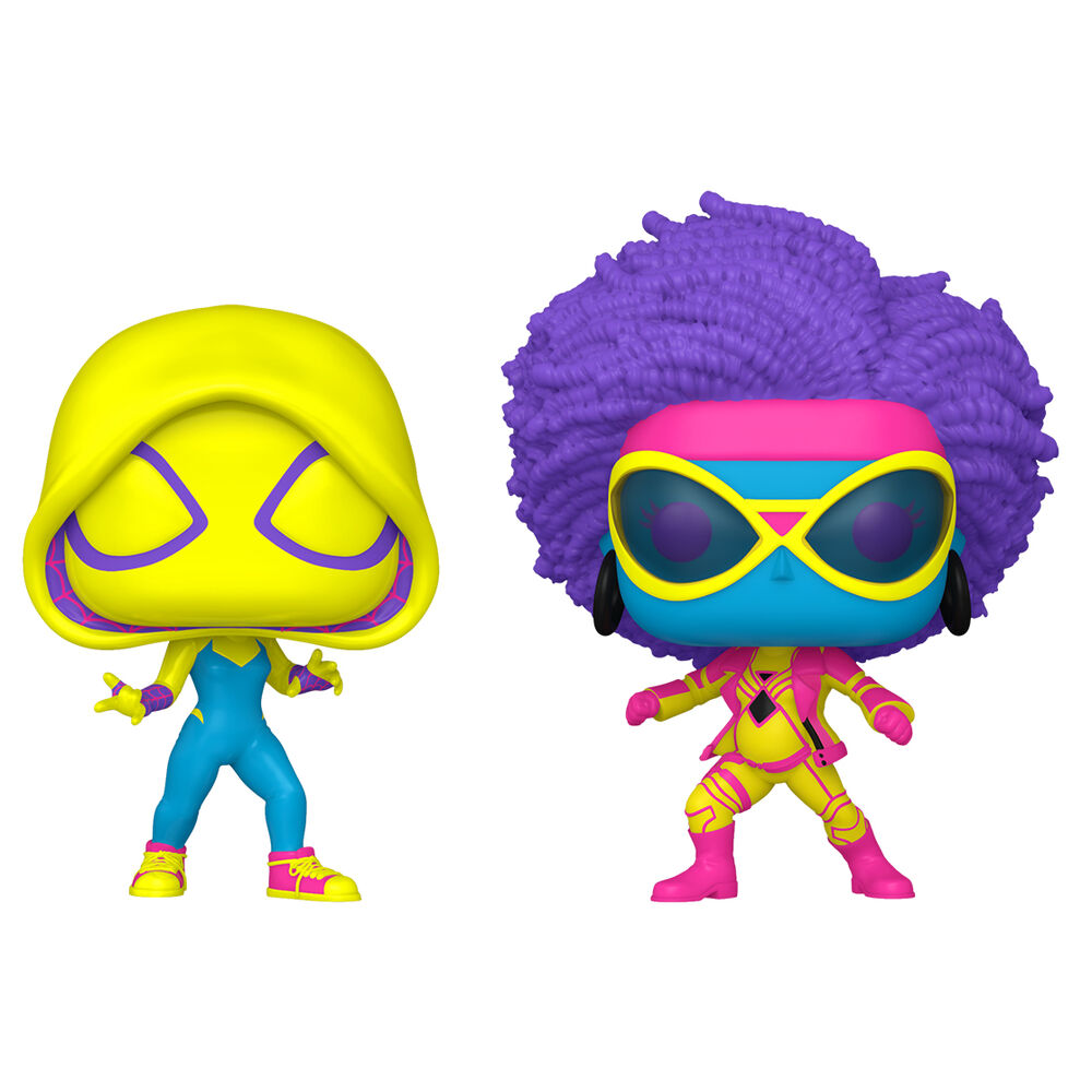 Blister 2 figuras POP Spider-Man Spider-Gwen Spider-Woman Exclusive