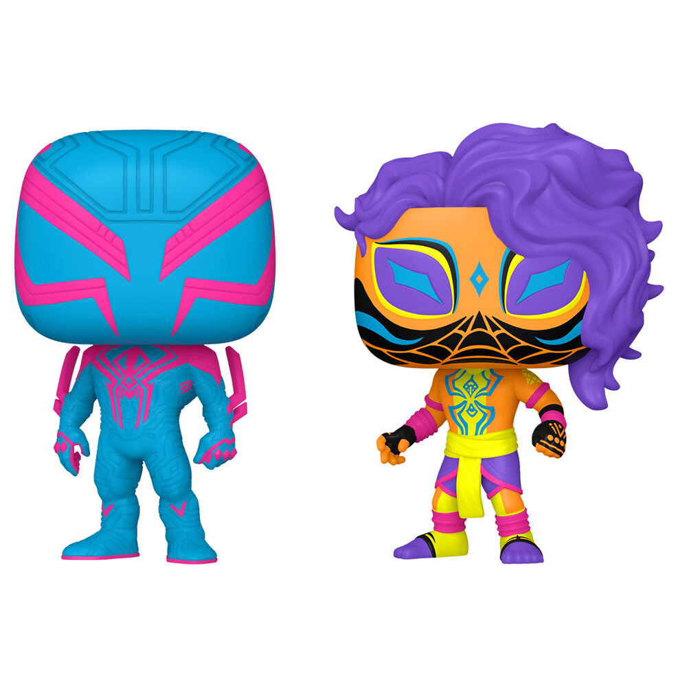 Blister 2 figuras POP Spider-Man 2099 Spider-Man India Exclusive