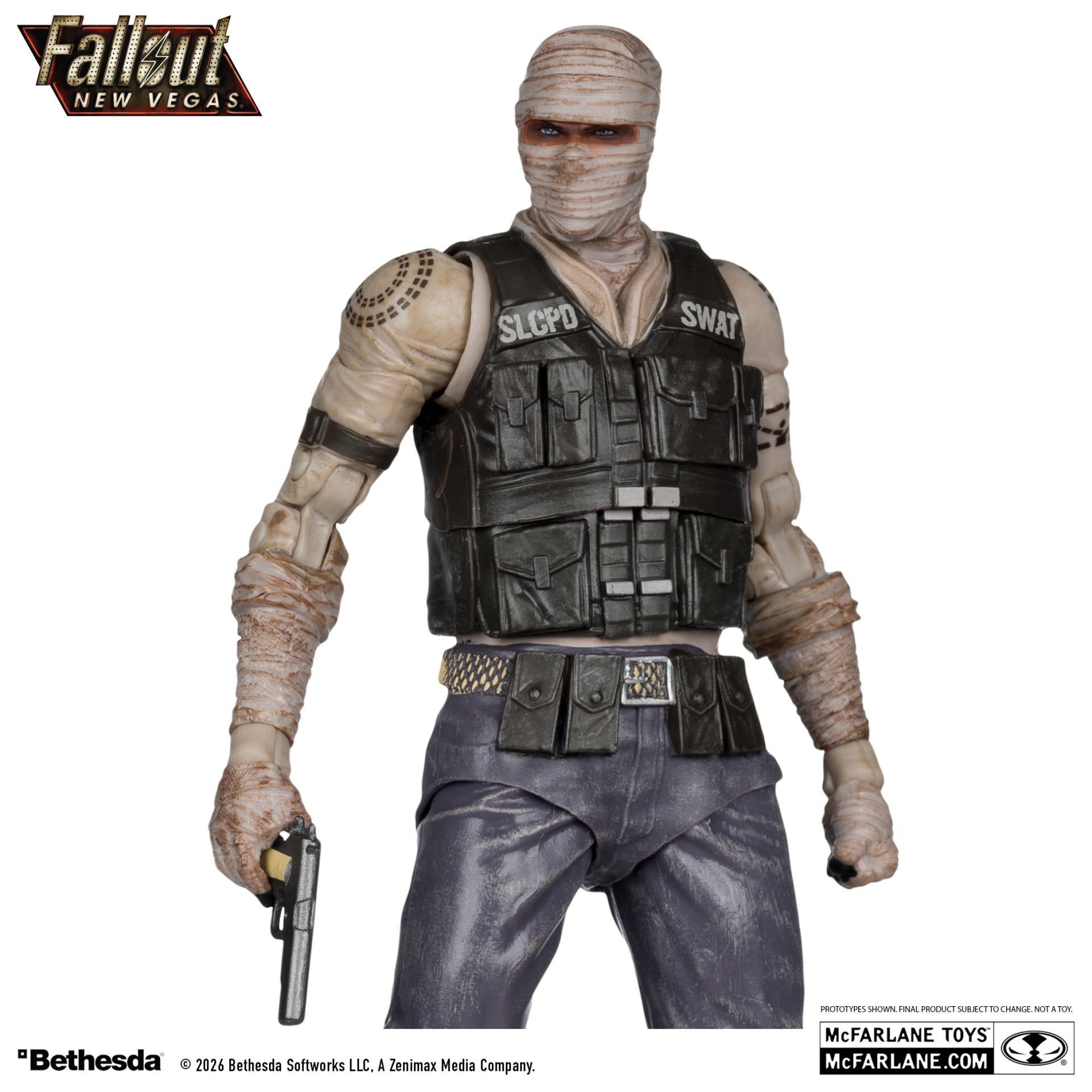MCFARLANE GAMING EDITION 7INCH FALLOUT NEW VEGAS JOSHUA GRAHAM ACTION Figura Frikytopia