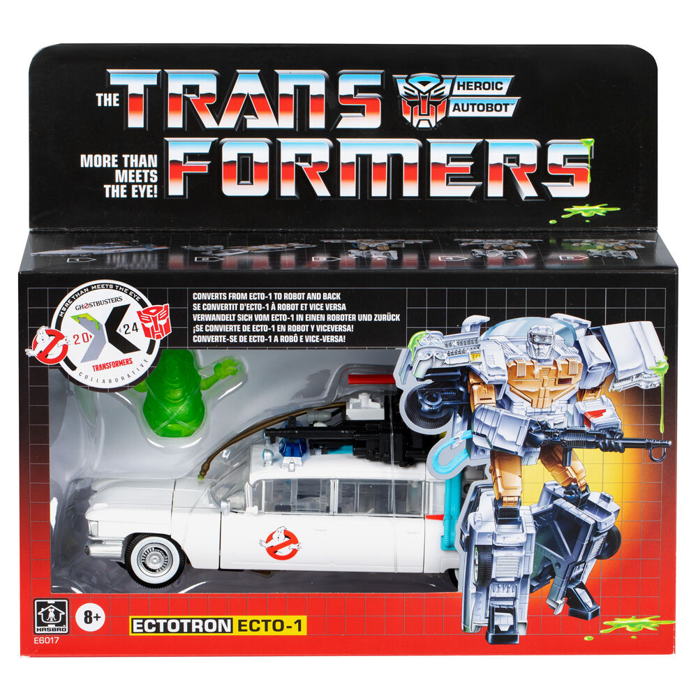 Figura hasbro transformers x ghostbusters ectotron ecto-1 Frikytopia