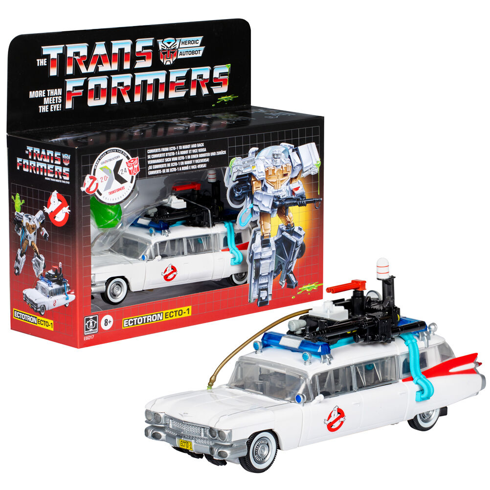 Figura hasbro transformers x ghostbusters ectotron ecto-1
