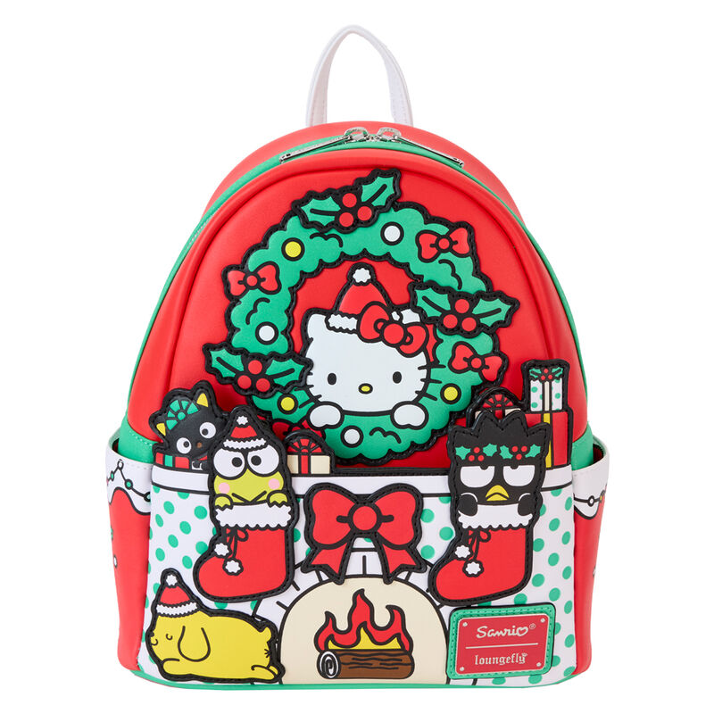 Mochila Christmas Hello Kitty Sanrio Loungefly 26cm Frikytopia