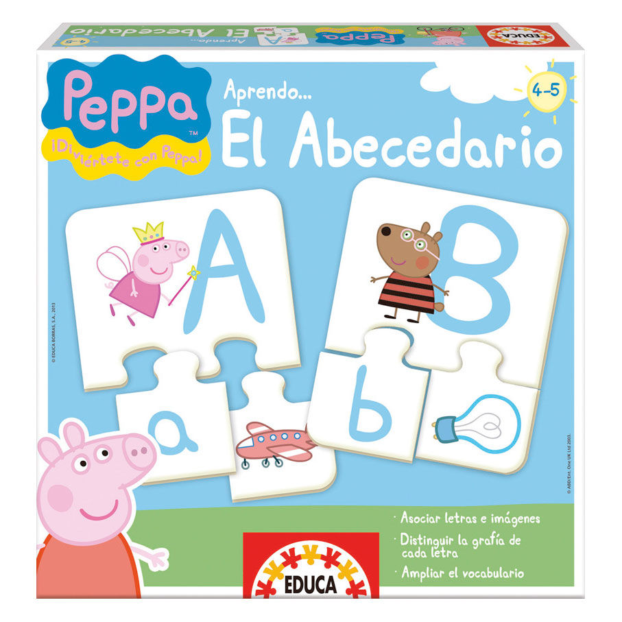 Juego Aprendo el Abecedario Peppa Pig Frikytopia