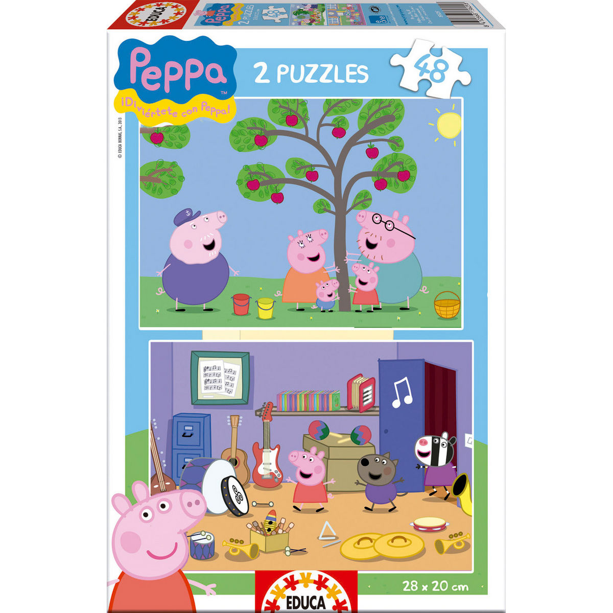 Puzzle Peppa Pig 2x48pzs Frikytopia