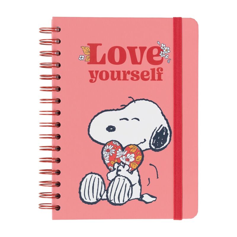 Cuaderno A5 Love Yourself Snoopy Frikytopia
