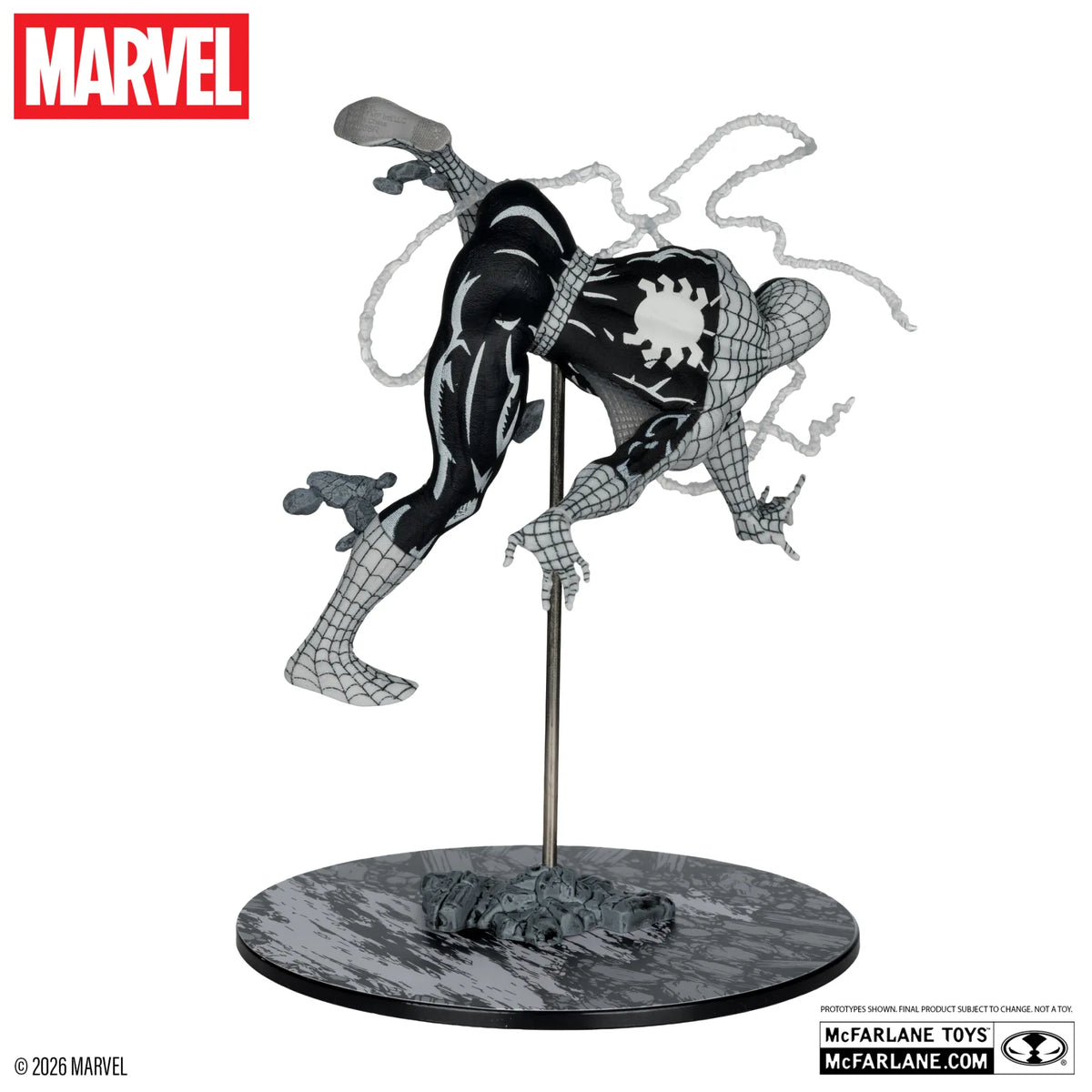 Marvel Estatua PVC !/10 Spider-Man (Line Art) (The Amazing Spider-Man #318) (Gold Label) 17 cm