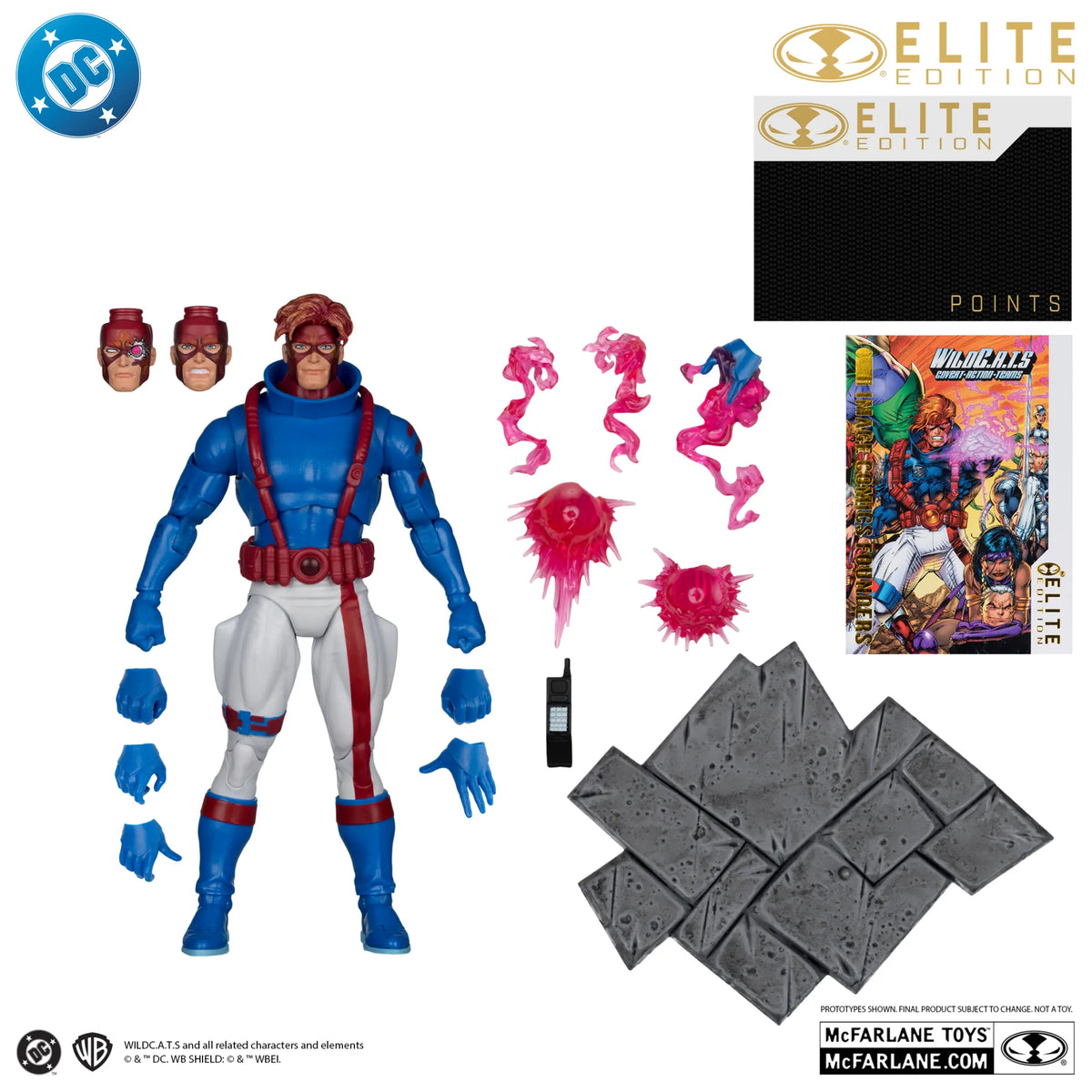WildC.A.T.S Elite Edition Image Comic Founders Series Deluxe Figura Spartan 19 cm