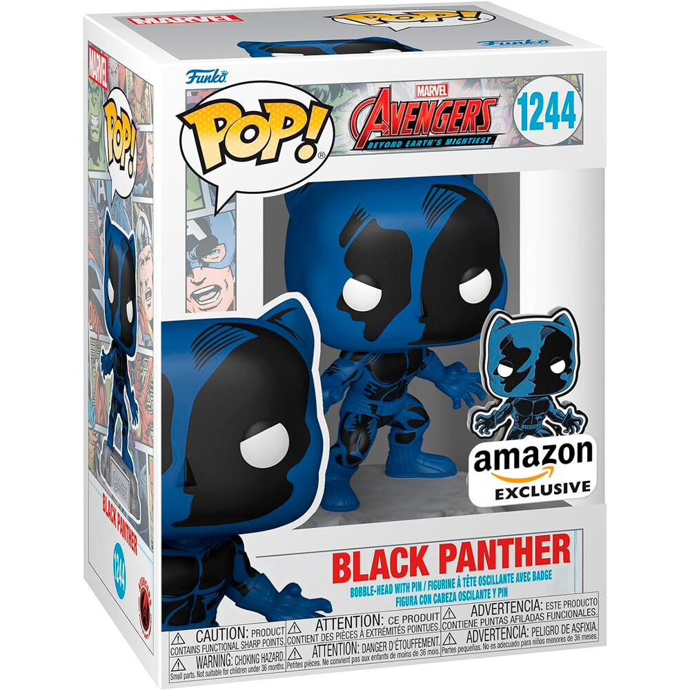 Figura POP Marvel Avengers 60th Anniversary Comic Black Panther with Purple