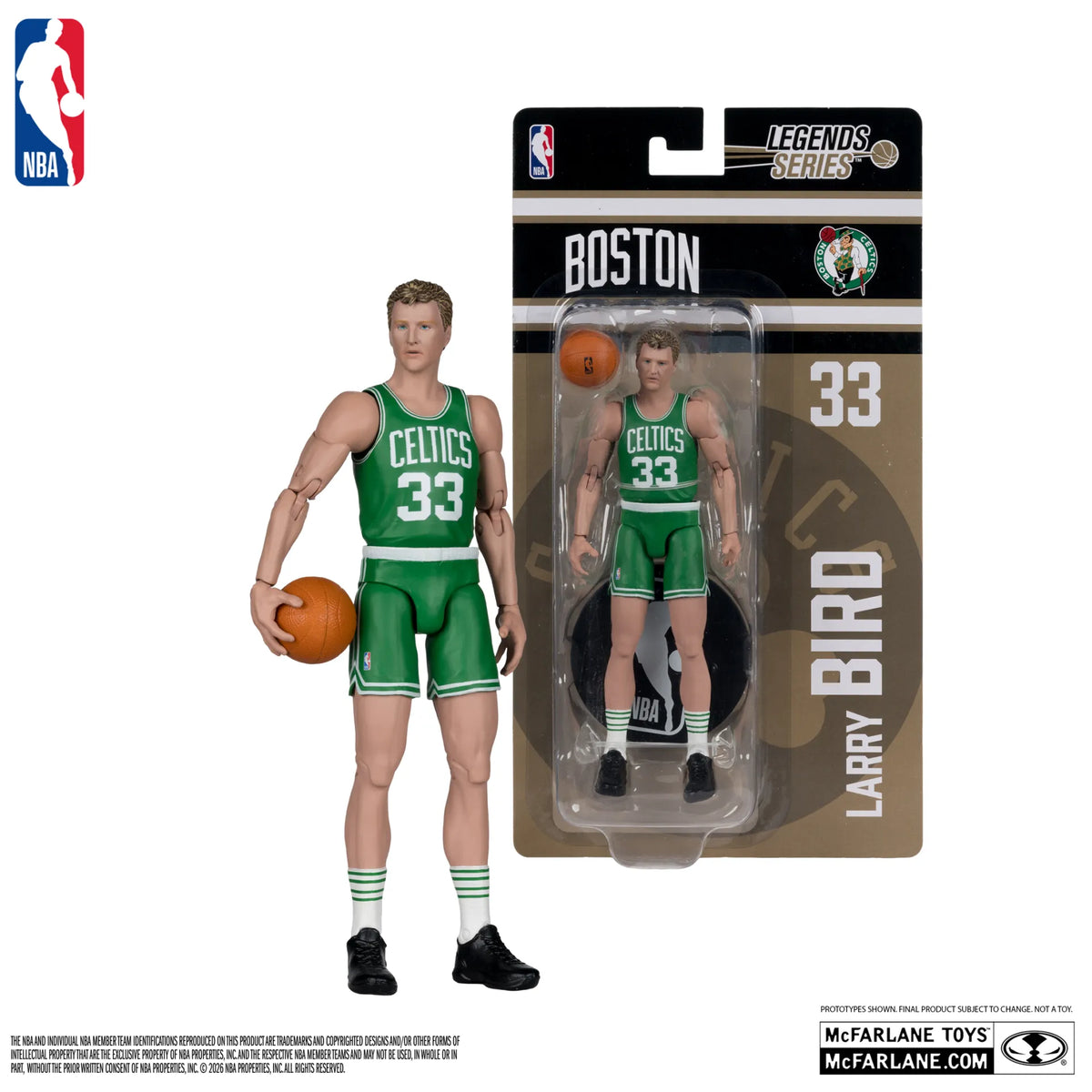 NBA Legends Series Figura Larry Bird (Boston Celtics) 15 cm