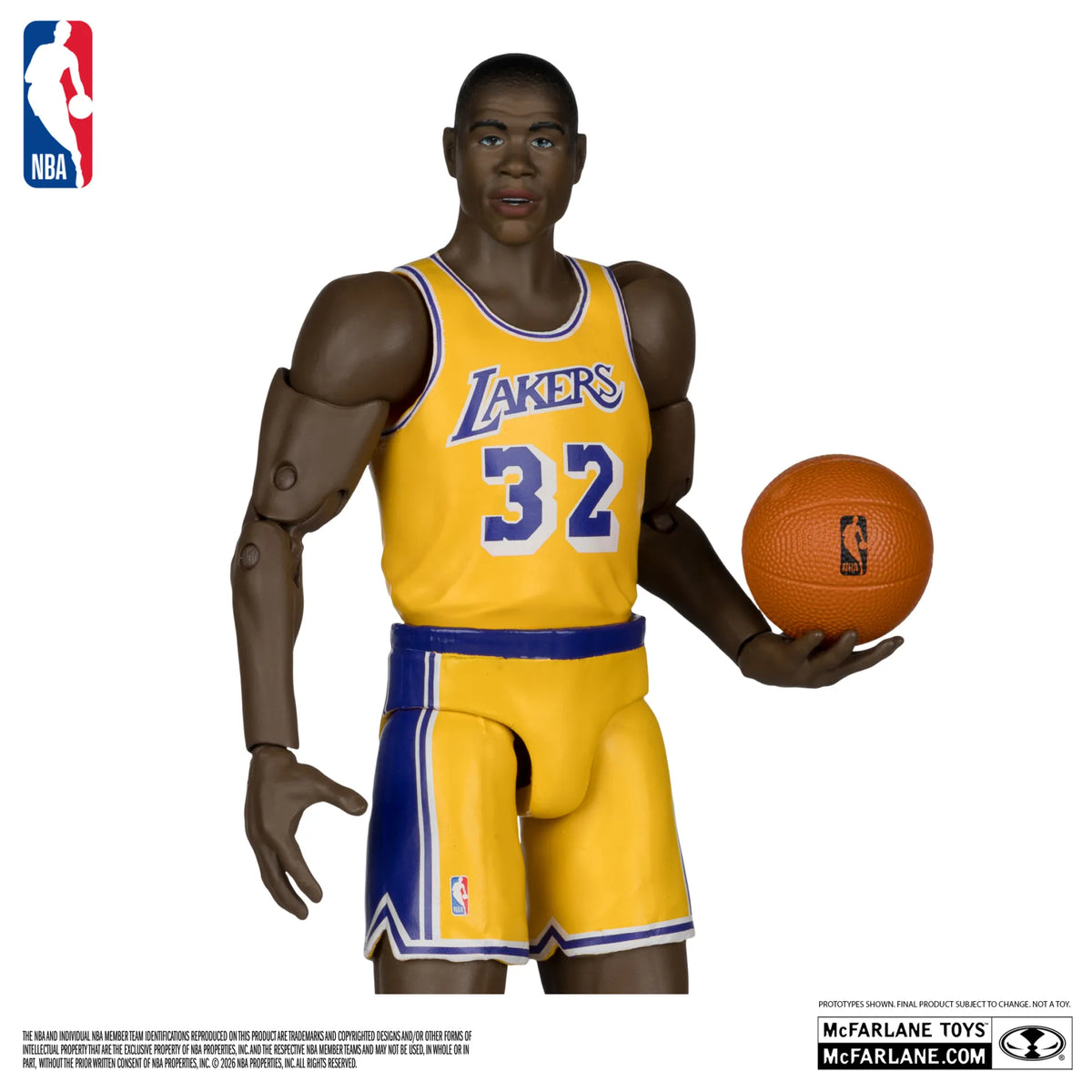 NBA Legends Series Figura Earvin "Magic" Johnson (Los Angeles Lakers) 15 cm