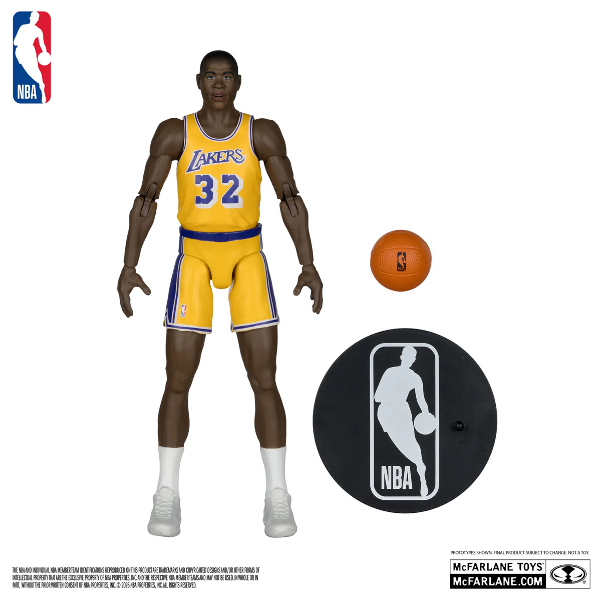 NBA Legends Series Figura Earvin "Magic" Johnson (Los Angeles Lakers) 15 cm