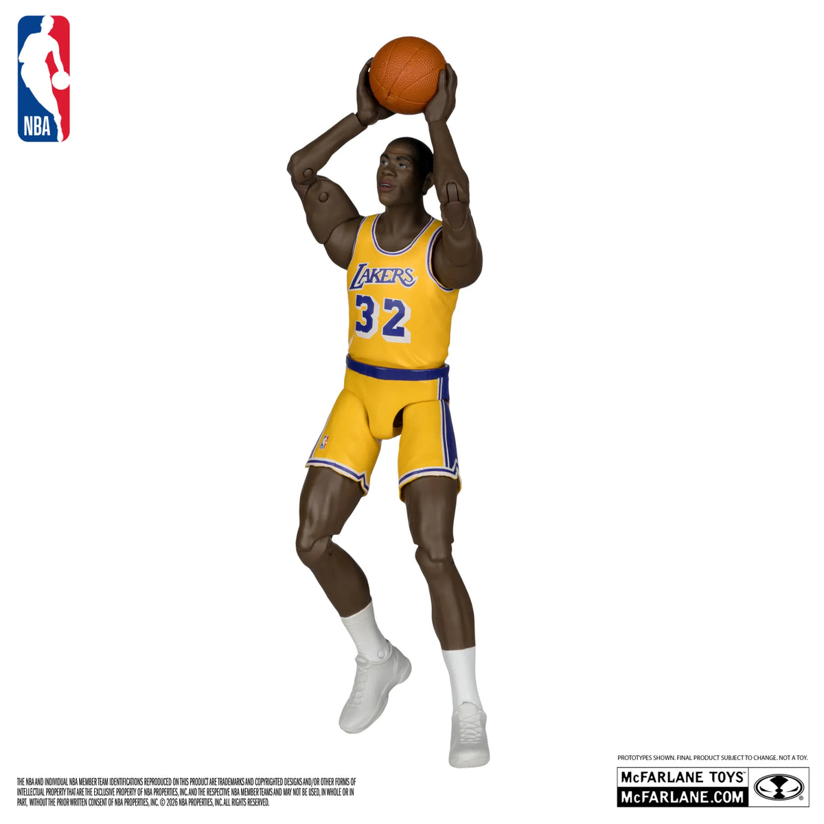 NBA Legends Series Figura Earvin "Magic" Johnson (Los Angeles Lakers) 15 cm