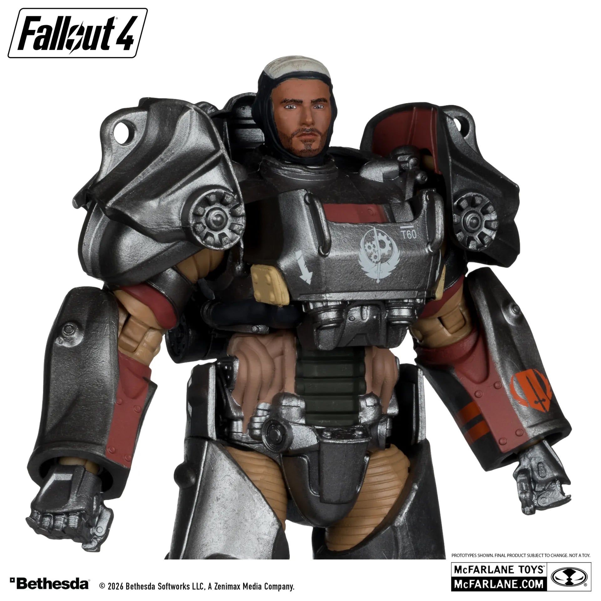 MCFARLANE GAMING ED 7INCH FALLOUT 4 T-60 PALADIN DANSE ACTION Figura