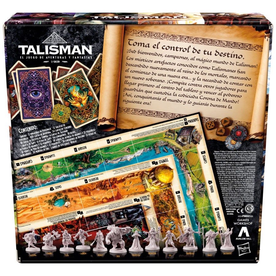 Juego de mesa hasbro talisman el juego de aventuras y fantasia