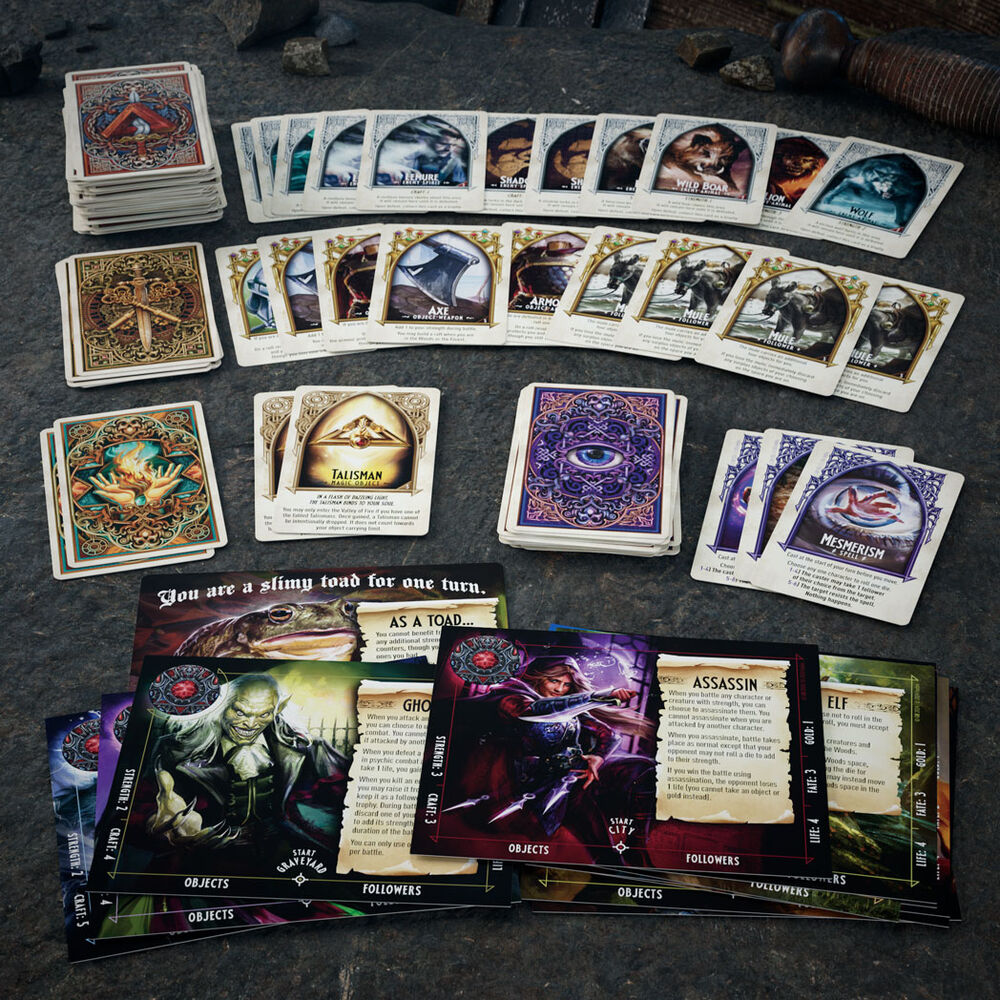 Juego de mesa hasbro talisman el juego de aventuras y fantasia