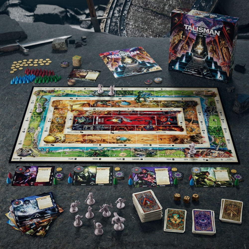 Juego de mesa hasbro talisman el juego de aventuras y fantasia