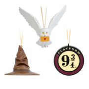 Set 3 Adornos Navidad Harry Potter v1