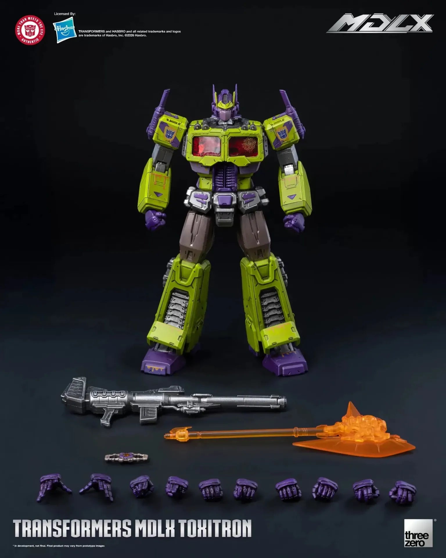 TRANSFORMERS MDLX TOXITRON EXCLUSIVE ACTION Figura
