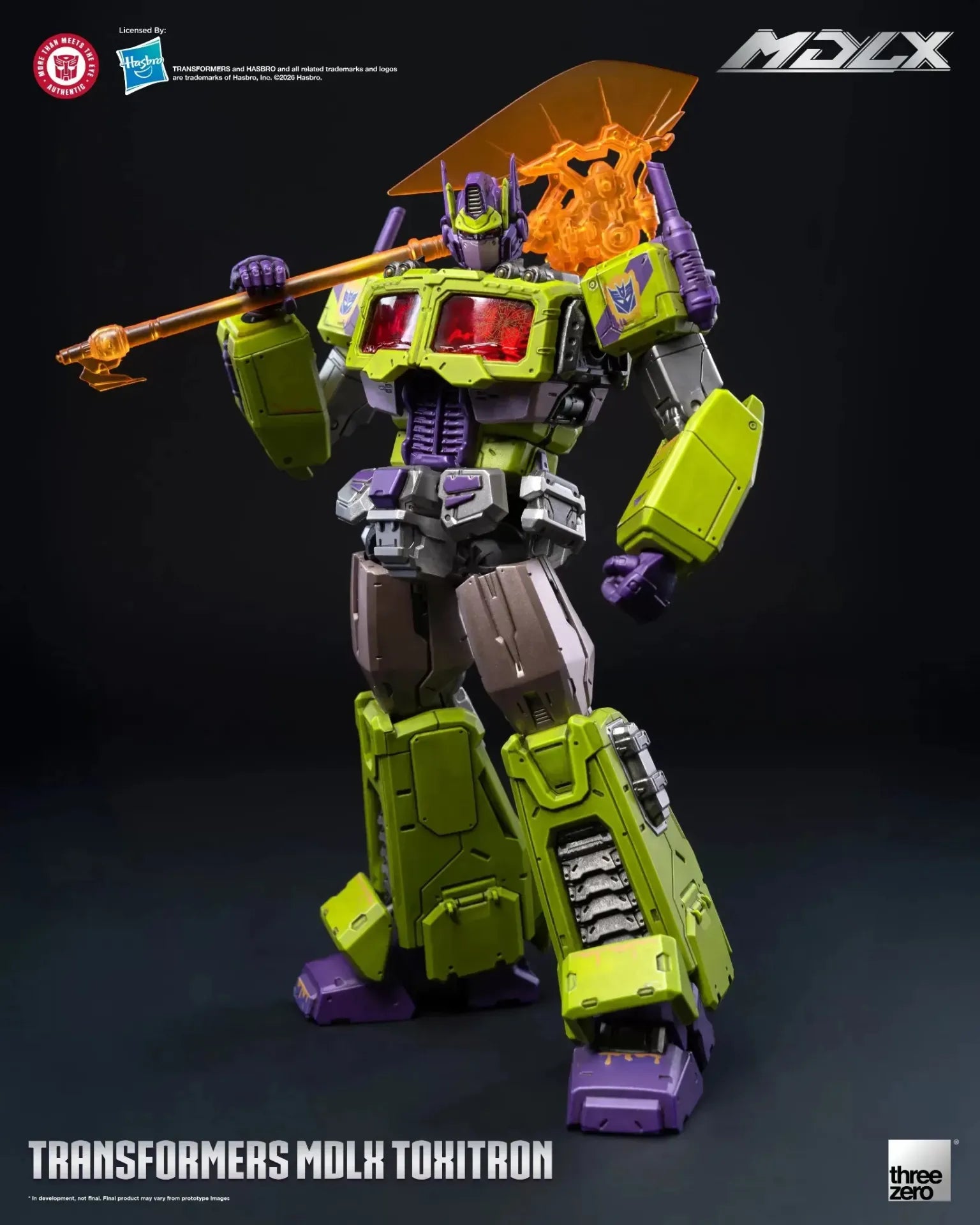 TRANSFORMERS MDLX TOXITRON EXCLUSIVE ACTION Figura