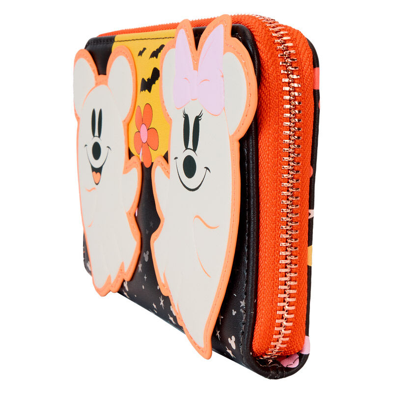 Cartera Floral Ghost Mickey Disney Loungefly