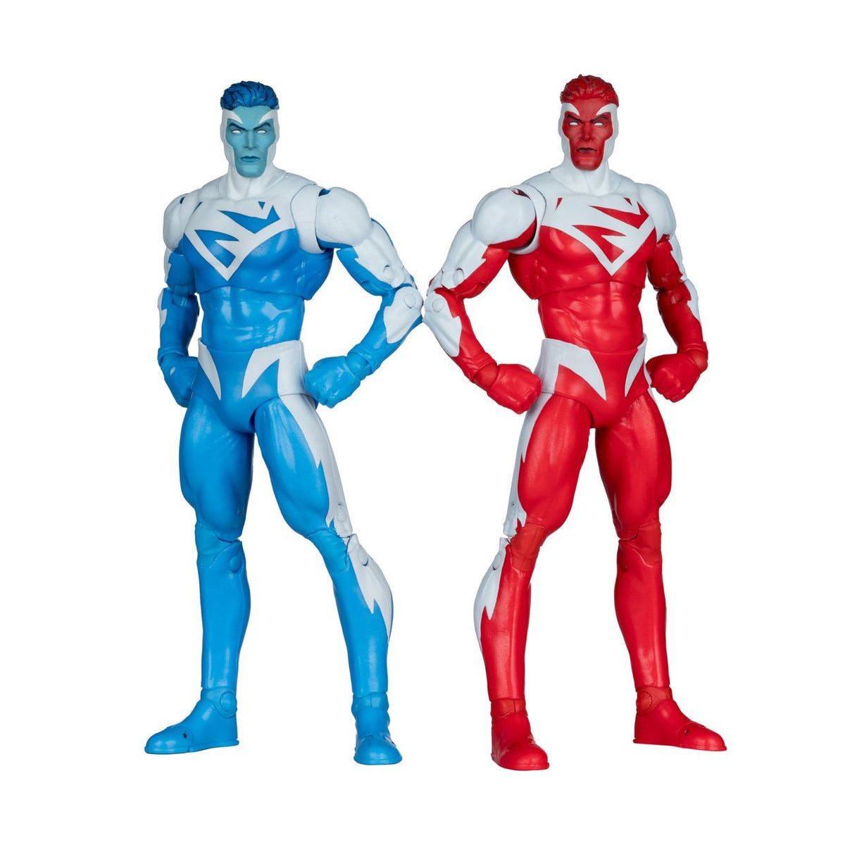 DC Multiverse pack de 2 Figuras Superman Blue vs. Superman Red (Gold Label) 18 cm
