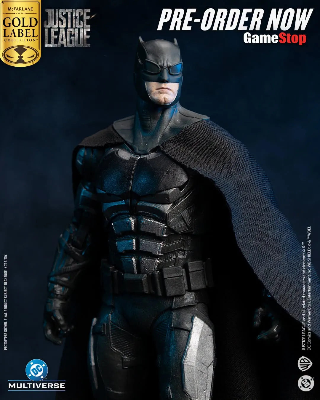 DC Multiverse Figura Batman (Justice League) (Gold Label) 18 cm