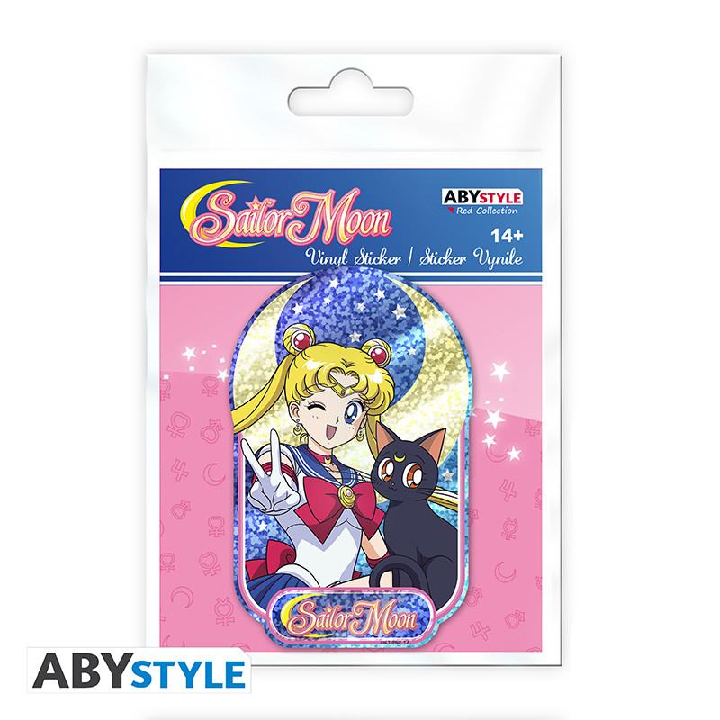 SAILOR MOON LUNA & SAILOR MOON VINYL Pegatina