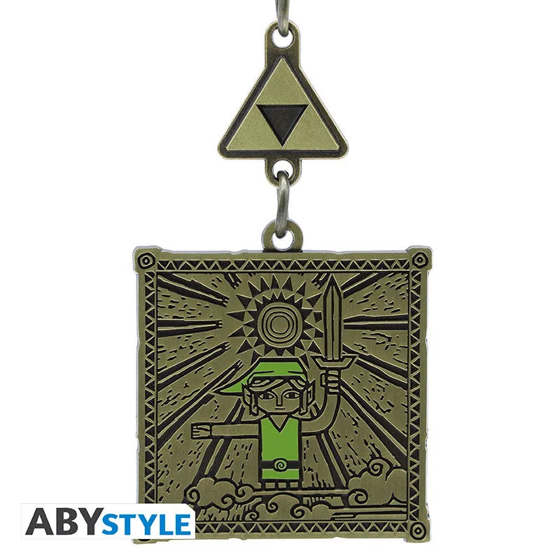 THE LEGEND OF ZELDA LINK & TRIFORCE Llavero