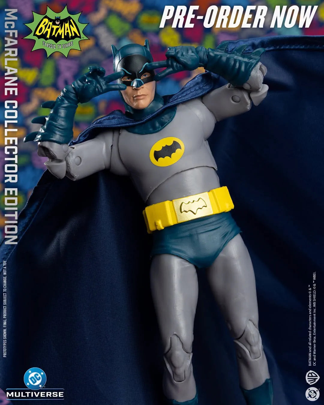 DC MCFARLANE COLLECTOR ED BATMAN 1966 BATMAN AND ROBIN 2‑PK ACTION Figura