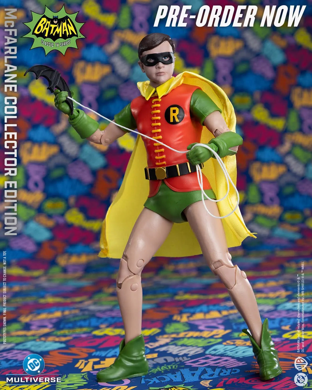 DC MCFARLANE COLLECTOR ED BATMAN 1966 BATMAN AND ROBIN 2‑PK ACTION Figura