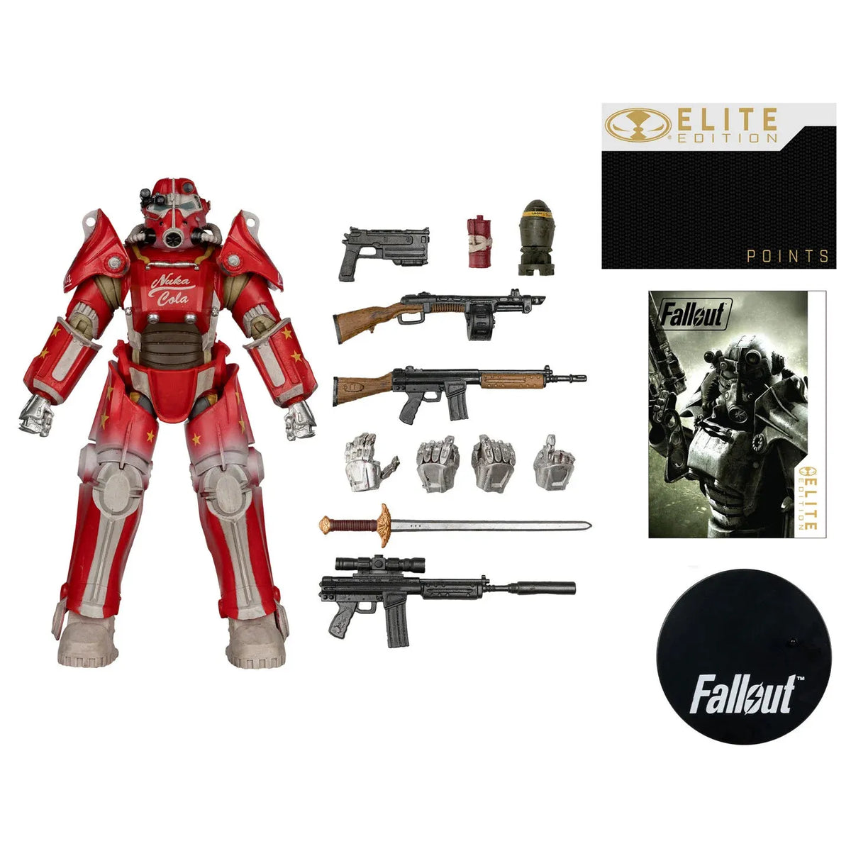 MCFARLANE ELITE EDITION 7INCH FALLOUT 3 REMAST T-45B NUKA COLA ACTION Figura