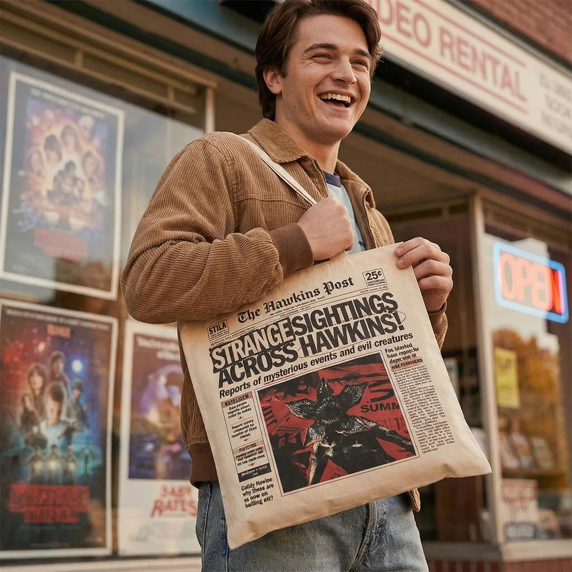 STRANGER THINGS DEMOGORGON TOTE Bolsa