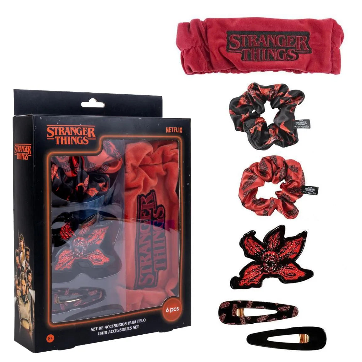 Set accesorios pelo Stranger Things