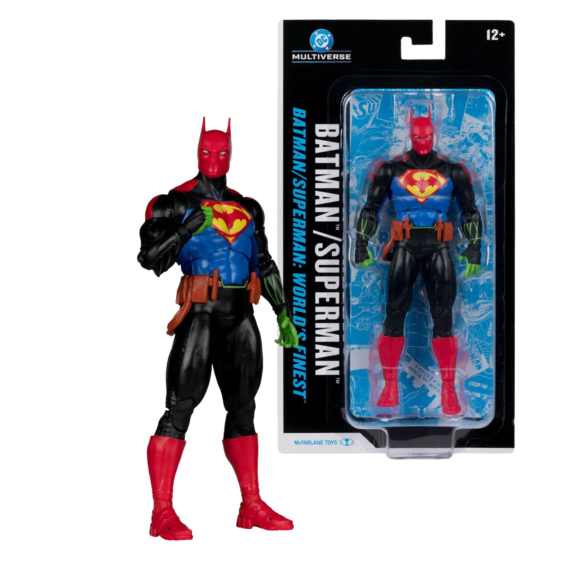 DC MULTIVERSE BATMAN-SUPERMAN WORLD'S FINEST 7INCH ACTION Figura